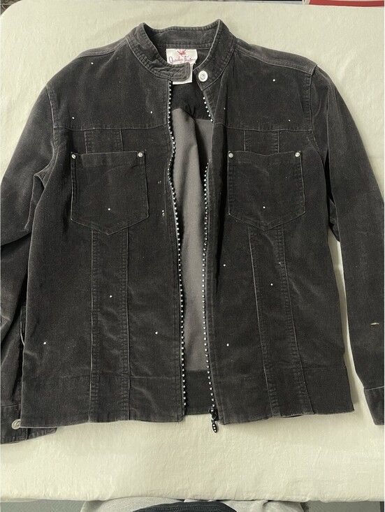 Quacker Factory Jackets & Blazers - vintage quacker factory jacket Size Small Black